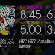 GITADORA Riff Riff Paradise MASTER BASIC Drum