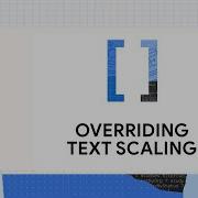 Overriding Text Scaling Flutter UIs Roman Jaquez Scott Stoll Google Developers North America