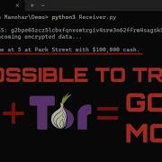 Send UNTRACEABLE Messages Through DARK WEB Using PYTHON