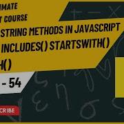 String Methods In JavaScript Replace Includes StartsWith EndsWith Hindi Urdu JavaScript 54