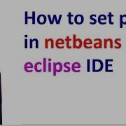 How To Set Java Jdk Path In Eclipse And Netbeans Ide