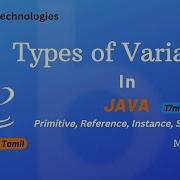 Types Of Variables In Java Java Tamil Tutorial Besant Technologies