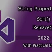 Split Method And Replace Method With Practical Example In Detail Explanation In Csharp In Hindi