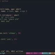 Vimscript Tutorial Object Oriented Programming Constructor With Methods