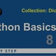 Python Beginners Tutorial Collections DICTIONARY Basic Programming 8