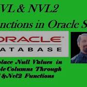 NVL NVL2 Functions In Oracle SQL