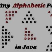 Solve Any Alphabetic Pattern In Java Step By Step With Full Explanation Java Pattern Programs