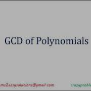 GCD Of Polynomials