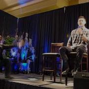 Jensen Ackles Singing A Little Eye Of The Tiger NJcon 2014