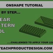 Учебное пособие OnShape Как использовать инструмент ЛИНЕЙНЫЙ узор