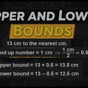 Upper Lower Bounds Explained Error Intervals Rounding