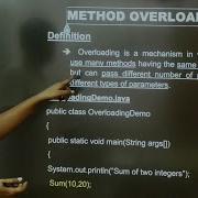 Method Overloading In Tamil Object Oriented Programming Language In Tamil Java In Tamil Unit 2