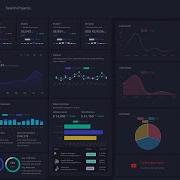 Адаптивный шаблон административной панели разработанный с использованием HTML CSS и JavaScript