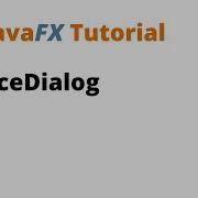 JavaFX Tutorial 53 ChoiceDialog