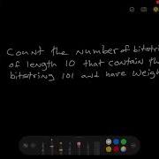 Counting Bitstrings Example 4