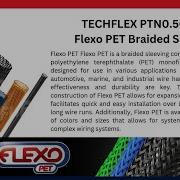 TECHFLEX PTN0 50 12 Flexo PET Braided Sleeving