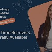 Point In Time Recovery In Firestore