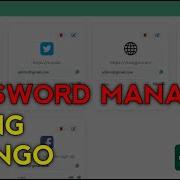 Password Manager Using Django