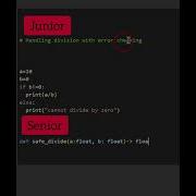 Junior Vs Senior Python Developer Shorts Python Programming Coding