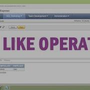 Oracle Tutorial Like Operator