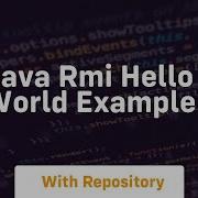Java Rmi Hello World Example