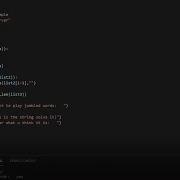 A Beginner Made A Python Jumbled Word Game