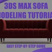 3D Sofa Tutorial For Beginners Quick Simple