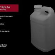 2 1 2 Gallon F Style Jug With 63mm Cap U S PLASTIC CORPORATION
