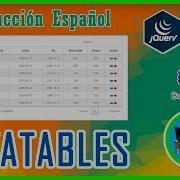 DATATABLES Traducción Español PostGreSQL Codeigniter Bootstrap JQuery