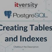 Mastering SQL PostgreSQL Creating Tables And Indexes With DDL Data Definition Language