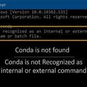 Fix Conda Is Not Recognized As An Internal Or External Command Command Not Found Anaconda Path Set