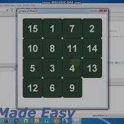 Puzzle Game In Java