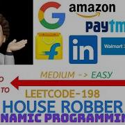 House Robber Recursion Memo Bottom Up Leetcode 198