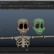 Free Animation Rig Maya Demo Bones Skeleton Character