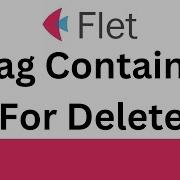 Flet Tutorial Drag Container For Delete