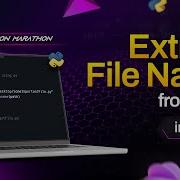 How To Get The File Name From The File Path Python Programming Tutorial