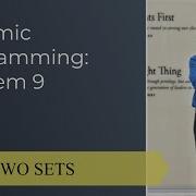 Dynamic Programming Two Sets