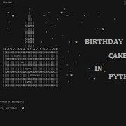 Happy Birthday Wishes With Python Program With Pattern Source Code Is In Description
