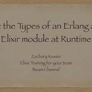 Get The Types From An Erlang Module