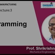 Lec 38 CNC Programming