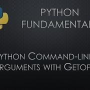 Python Fundamentals Getopt