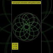 Spirograph Animation6 Next Pattern With Python Turtle Shorts