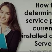 How To Determine The Service Pack Currently Installed On SQL Server