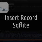 Insert Record Into SQLite Database Flutter