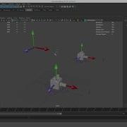 Maya Aim Constraint продвинутая работа