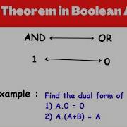 Duality Theorem In Boolean Algebra Electrical Engineering