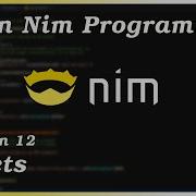 Sets Nim Tutorial Part 12