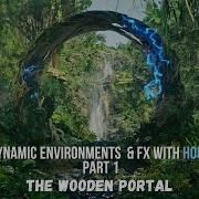 TRAILER Master Dynamic Environments FX In UE5 Houdini Part 1 The Wooden Portal