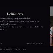 RustConf 2020 Error Handling Isn T All About Errors By Jane Lusby