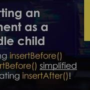 Insert An Element As A Middle Child Using InsertBefore